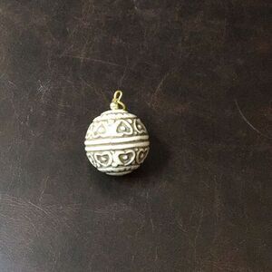 Beautiful little bowl of hearts pendant from estate sale